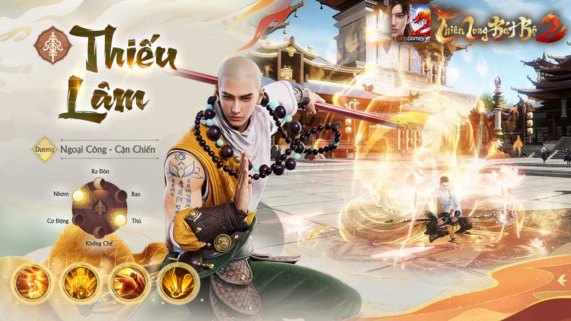 Thiếu Lâm, Cái Bang, Võ Đang – những “cỗ xe tăng” cực mạnh trong Thiên Long Bát Bộ 2 VNG