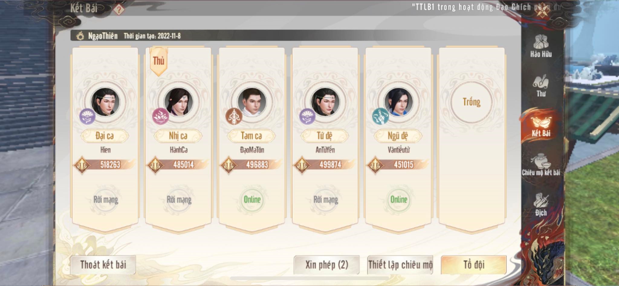 Các bang hội trong Thiên Long Bát Bộ 2 VNG: “Việc gì khó – có anh em”