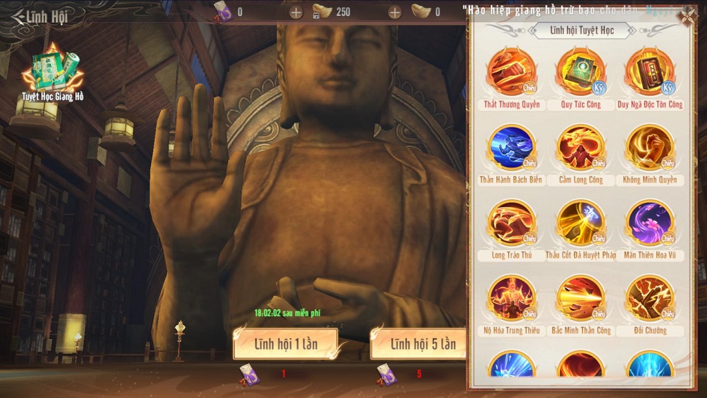 Những tính năng đặc biệt giúp game thủ tăng Công lực nhanh trong Thiên Long Bát Bộ 2 VNG – Phần 2