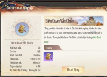 Những màn PK tranh biên ải kịch tính Biên Quan Vấn Chiến trong Thiên Long Bát Bộ 2 VNG