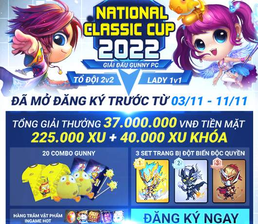 Gunny PC: National Classic Cup 2022 mở đăng ký, Gunner sẽ được giao đấu trực tiếp với tuyển thủ quốc gia