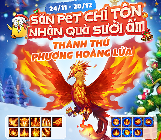 Mùa đông không lạnh với sự kiện “Săn Pet Chí Tôn – Nhận Quà Sưởi Ấm” của Gunny PC