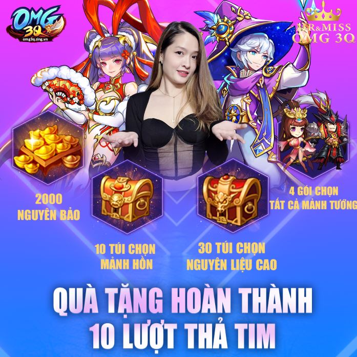Mr & Miss OMG 3Q khiến cộng đồng game thủ “sốt xình xịch”