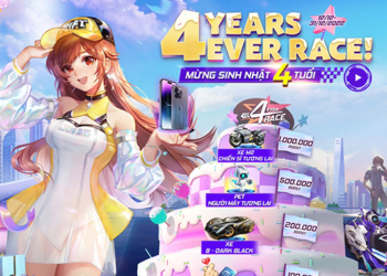 Dành trọn tháng 12 mừng sinh nhật, ZingSpeed Mobile mạnh tay tặng iPhone 14 Pro Max