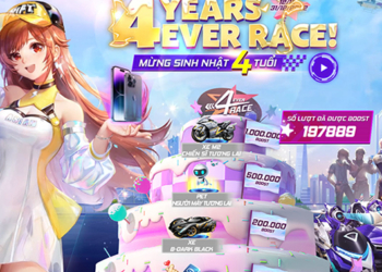 ZingSpeed Mobile chính thức tròn 4 tuổi, game thủ “chạy đua” nhận quà sinh nhật khủng