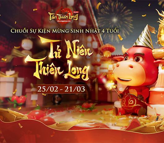 Đãi sinh nhật 4 tuổi, Tân Thiên Long Mobile VNG tặng quà khủng iPhone 14 Pro Max