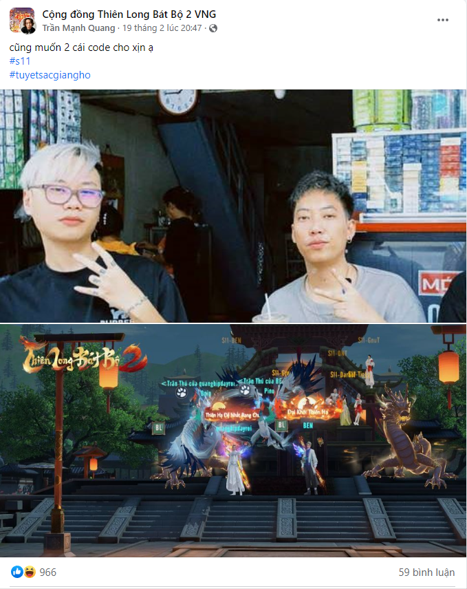 QNT và Snake của Refund Gaming “phá đảo” Thiên Long Bát Bộ 2 VNG, trở thành những người nông dân “cày chay” đích thực