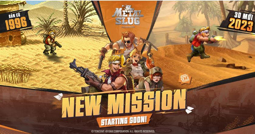 Metal Slug: Awakening công bố thời gian thử nghiệm, game thủ Việt có thể chơi game từ 28/06