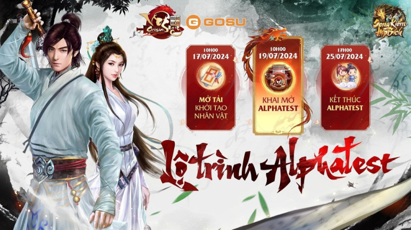 Ngạo Kiếm Vô Song Origin khai mở Alpha Test 10h00 ngày 19/07