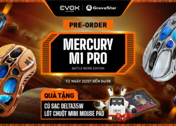 Chuột Gaming Mercury M1 Pro – Battle Worn Edition – Cùng Bạn Chinh Phục Mọi Trận Game