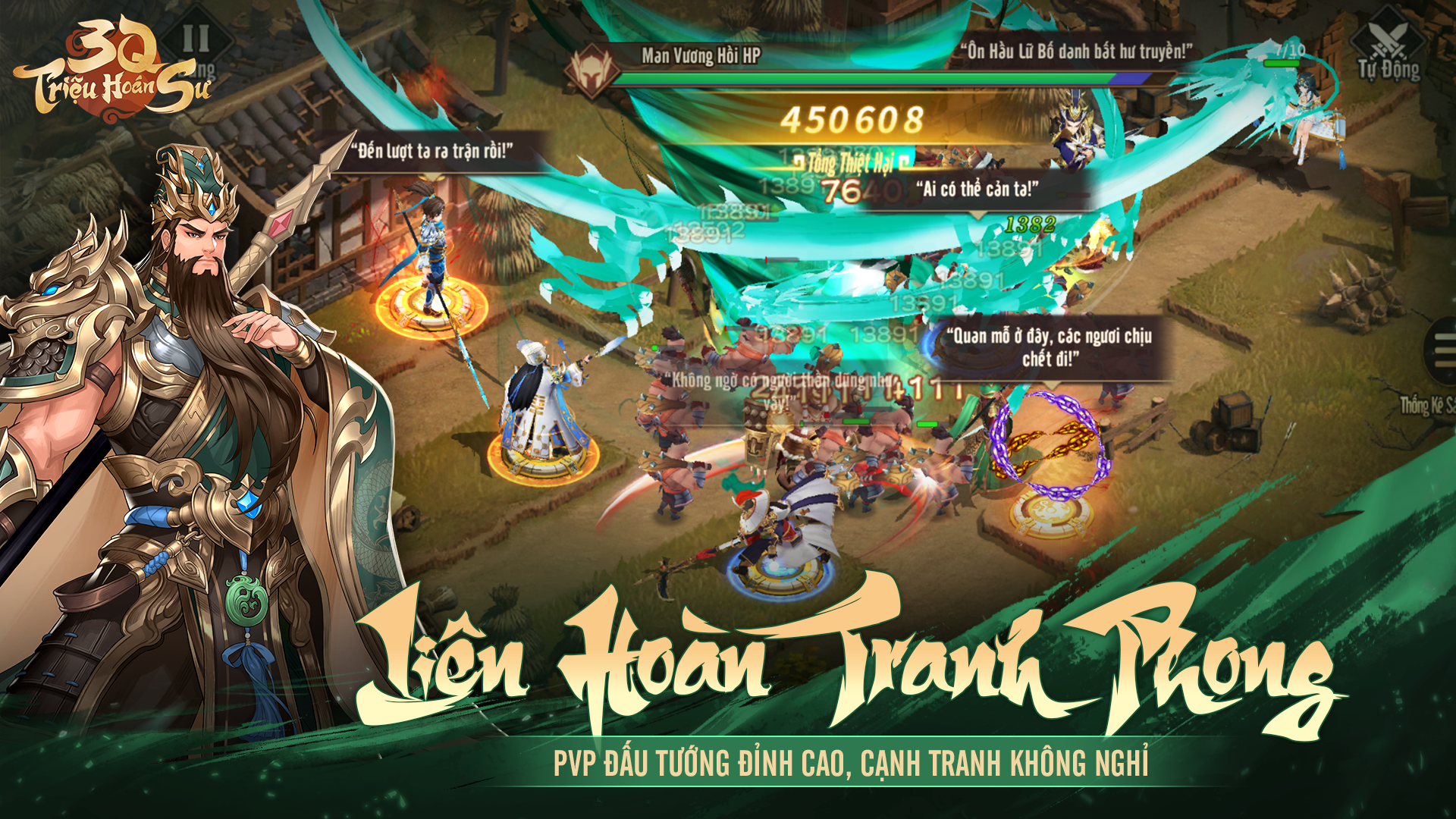 GAME THÁP PHÒNG ĐẤU TƯỚNG 3Q TRIỆU HOÁN SƯ CÓ ĐỦ SỨC TẠO NÊN XU THẾ MỚI CHO DÒNG GAME TAM QUỐC?