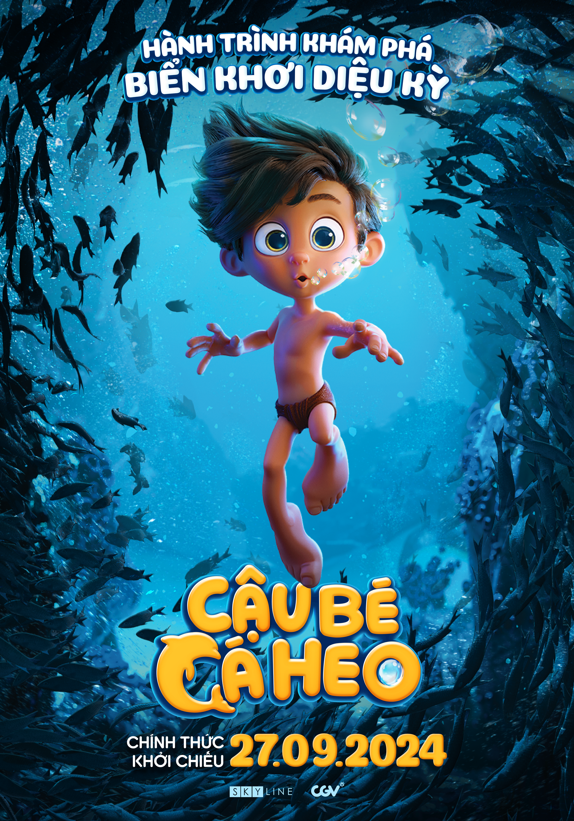 Phim hoạt hình cho cả gia đình: Cùng Cậu bé cá heo trên hành trình tìm mẹ