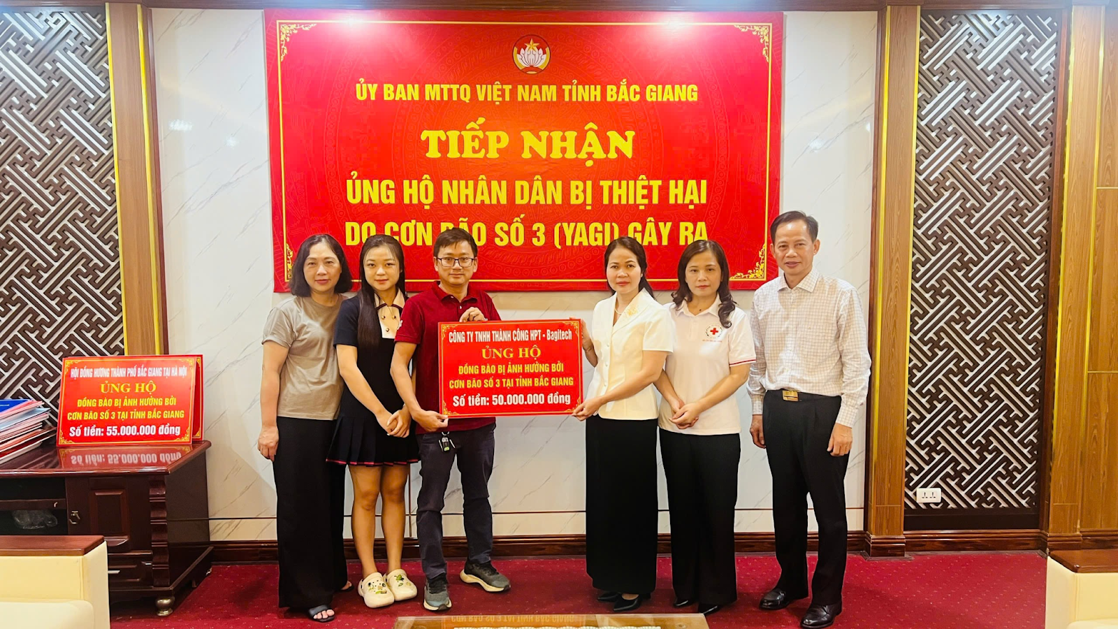 Bagi Việt Nam chung tay hỗ trợ đồng bào vùng lũ