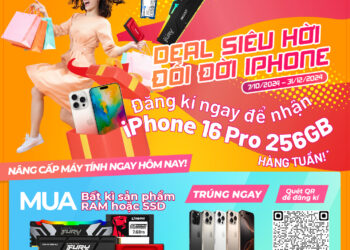 DEAL SIÊU HỜI, ĐỔI ĐỜI IPHONE CÙNG KINGSTON