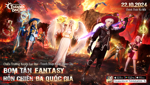 Forsaken World 2: Thần Ma Đại Chiến chính thức ra mắt, tặng hàng loạt ưu đãi cho game thủ từ ngày 22/10 