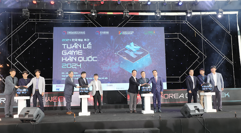 Dấu ấn Trường Khoa học Liên ngành và Nghệ thuật tại Tuần lễ Game Hàn Quốc 2024