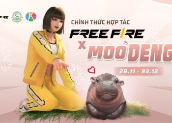 Garena Free Fire là trò chơi trực tuyến đầu tiên hợp tác với “Moo Deng” – chú hà mã nổi tiếng được yêu thích đến từ Thái Lan
