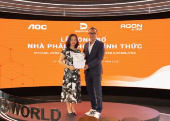 Digiworld hợp tác cùng AOC, chính thức trở thành nhà phân phối của hãng màn hình lớn nhất thế giới tại Việt Nam