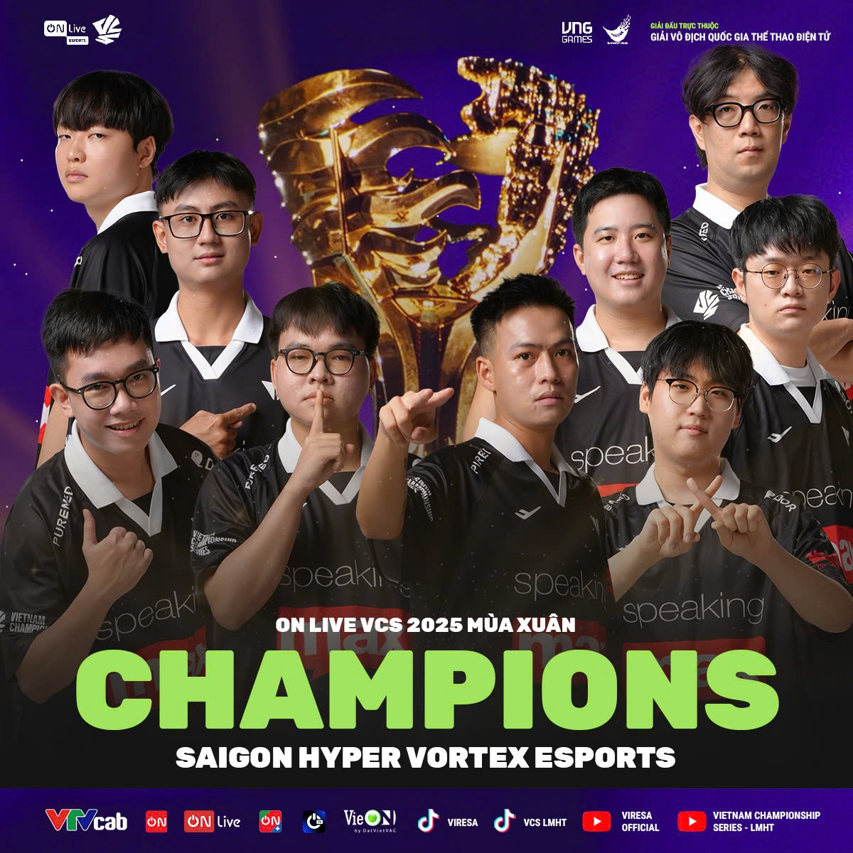 TỔNG KẾT GIẢI VÔ ĐỊCH QUỐC GIA LIÊN MINH HUYỀN THOẠI 2025: SAIGON HYPER VORTEX ESPORTS LẦN ĐẦU VÔ ĐỊCH!