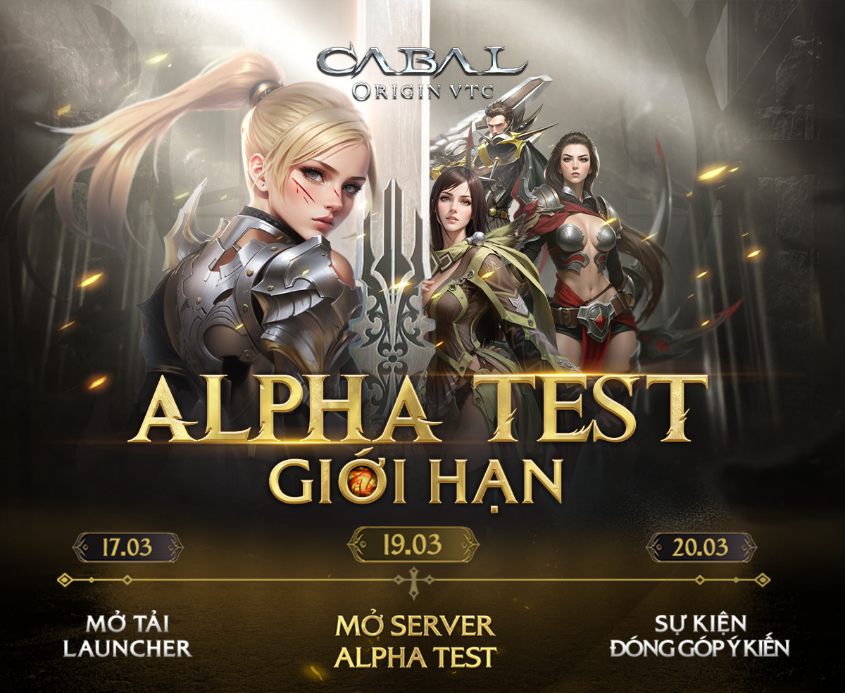 CABAL ORIGIN – VTC CHÍNH THỨC TIẾN HÀNH ALPHA TEST – CỘNG ĐỒNG GAME THỦ HÀO HỨNG CHỜ ĐỢI
