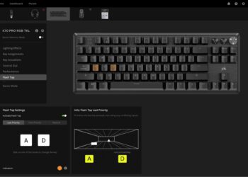 Corsair Nâng Cấp Tính Năng Flash Tap Trên K70 PRO TKL: Tùy Biến Sâu Hơn, Trải Nghiệm Gaming Đỉnh Cao