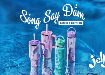 Hydro Flask Ra Mắt Bộ Sưu Tập Phiên Bản Giới Hạn “Sóng Say Đắm” – JEYLLY LIMITED EDITION 2025: Cơn Lốc Màu Sắc Mùa Hè