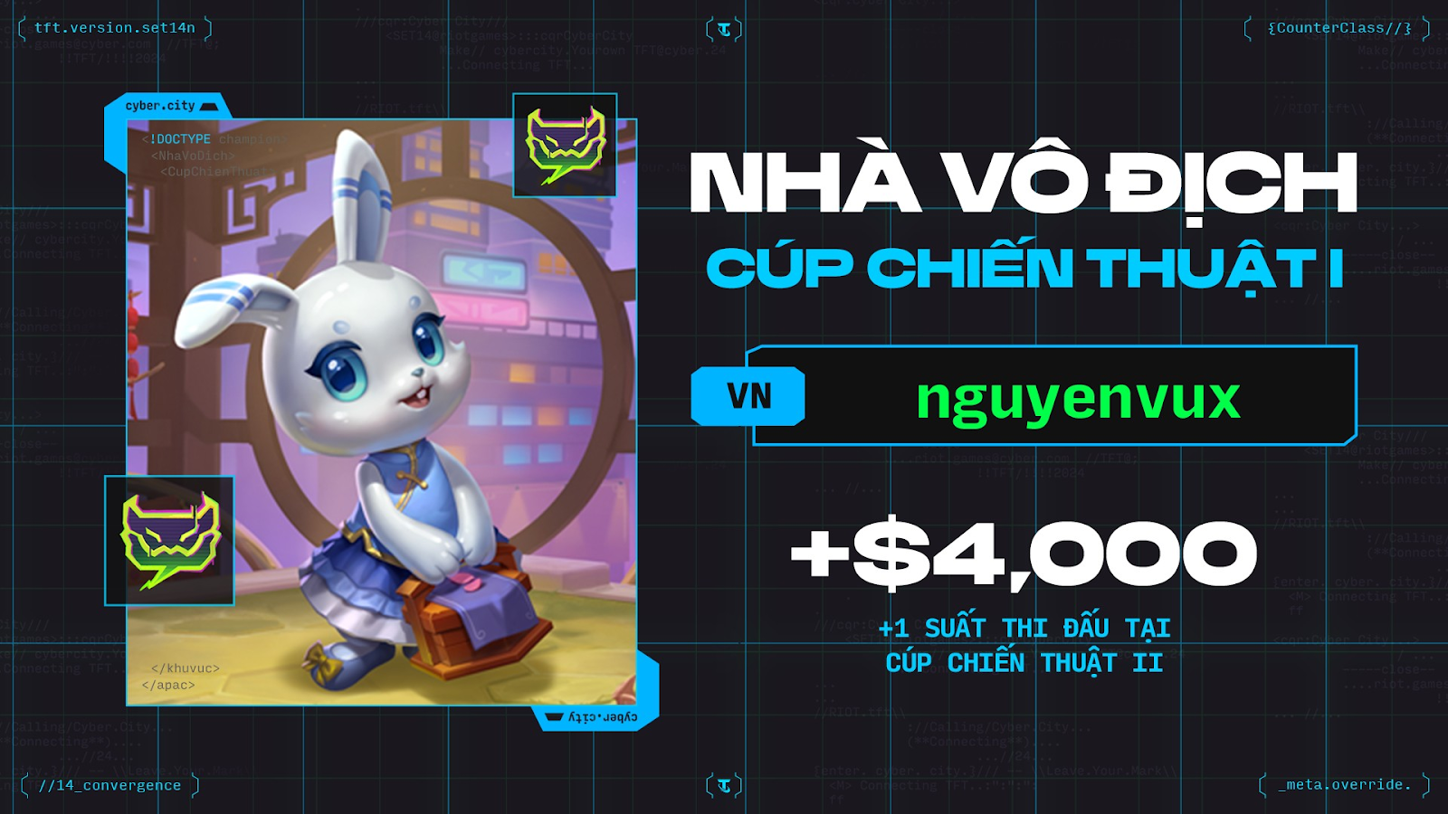 ĐẤU TRƯỜNG CHÂN LÝ ESPORTS MÙA 14: THỂ THAO ĐIỆN TỬ VIỆT NAM 4 LẦN LIÊN TIẾP ĐĂNG QUANG CÚP CHIẾN THUẬT