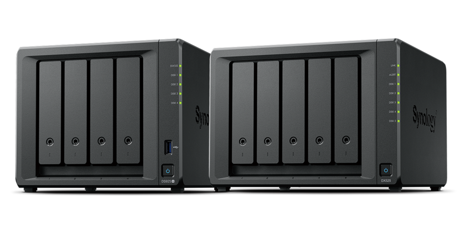 Synology® ra mắt thiết bị lưu trữ DiskStation DS925+ và thiết bị mở rộng DX525