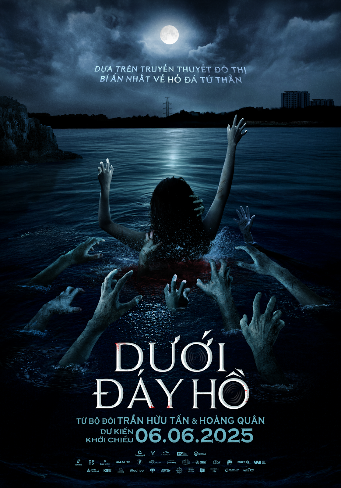 “Dưới Đáy Hồ” tung First Look Poster hé lộ chi tiết đen tối từ truyền thuyết hồ tử thần