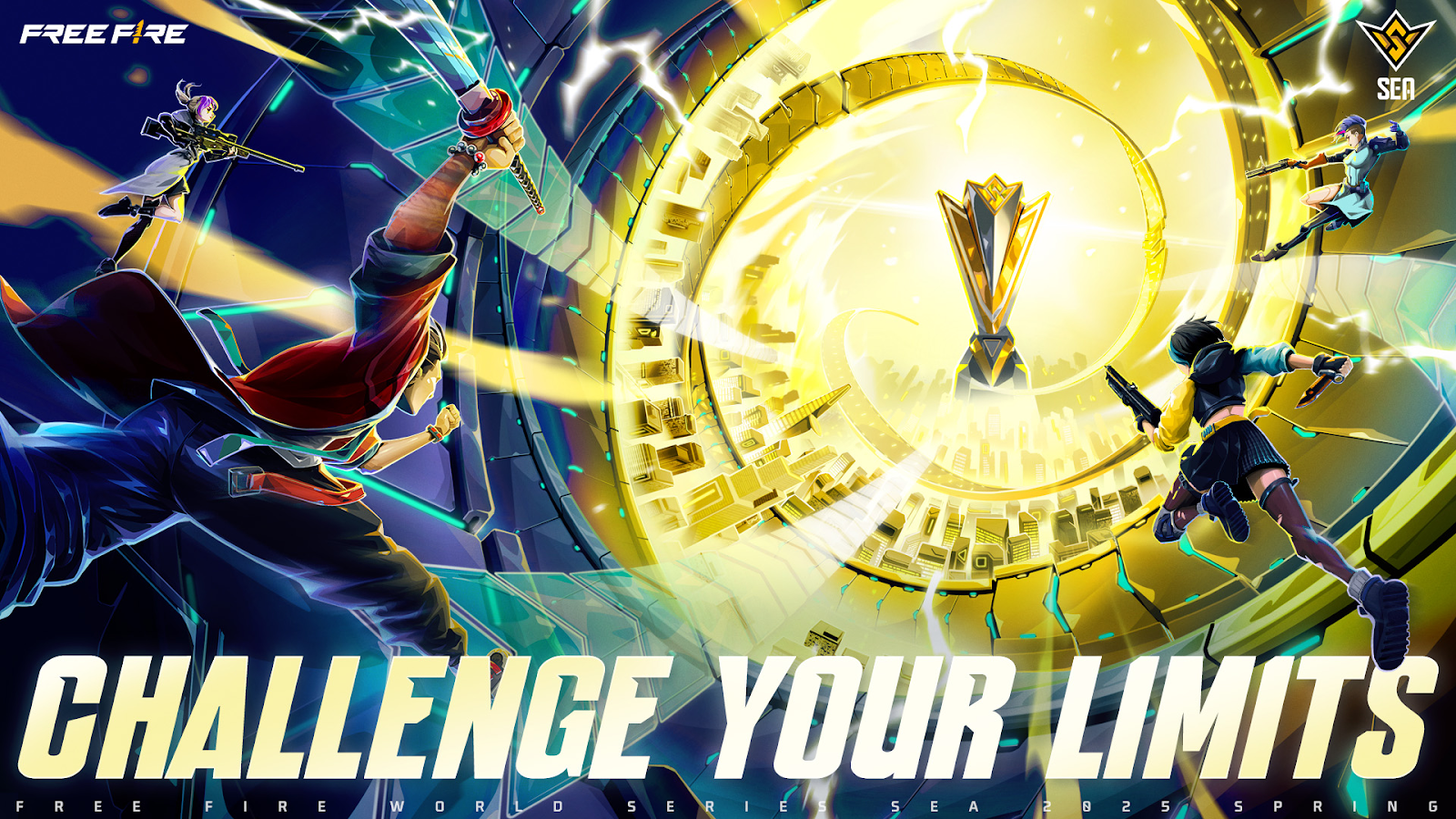 Giải đấu Free Fire SEA 2025 Spring khởi tranh từ ngày 25/4 với 18 đội tuyển tranh tài