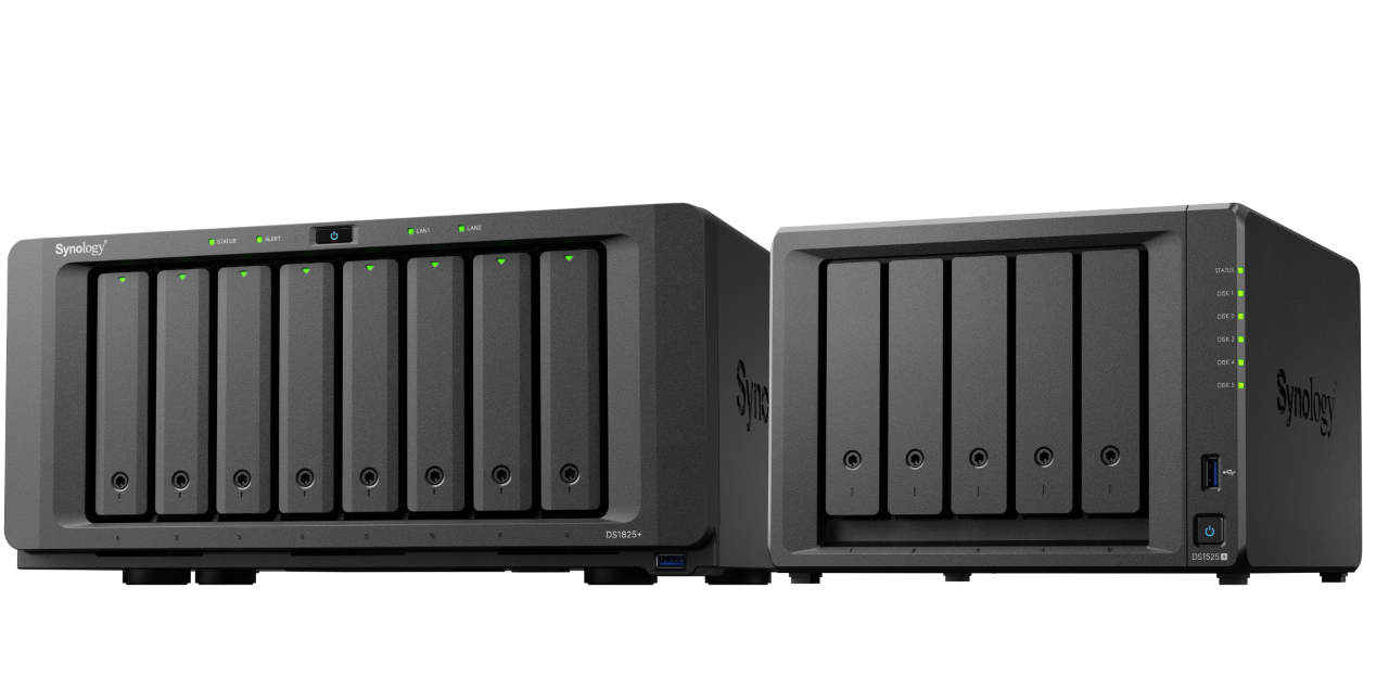 Synology® mở rộng dòng sản phẩm DiskStation với hai mẫu mới DS1825+ và DS1525+