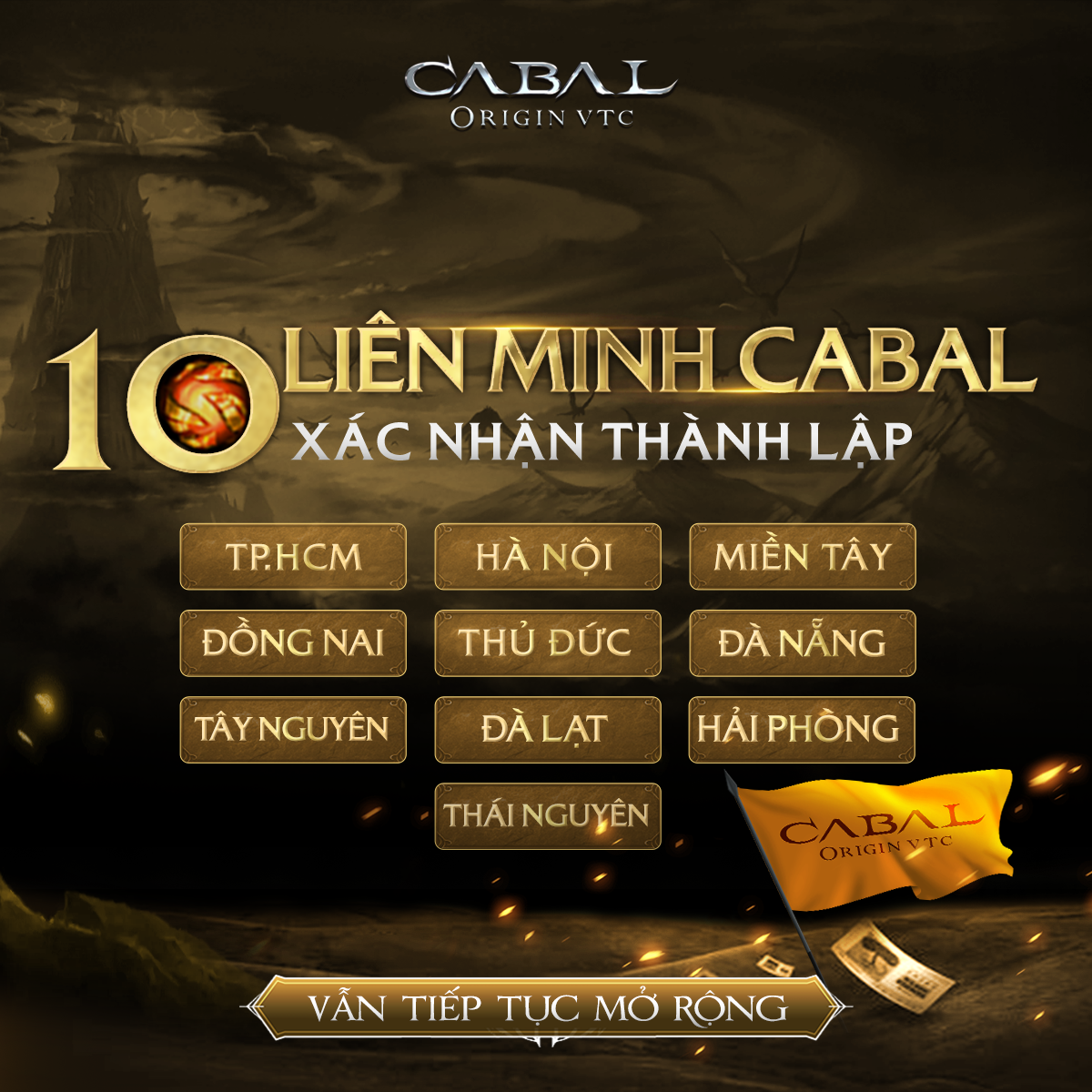 CABAL ORIGIN VTC – CÁC LIÊN MINH ĐƯỢC THÀNH LẬP VÀ PHÁT TRIỂN MẠNH MẼ TRƯỚC THỀM RA MẮT