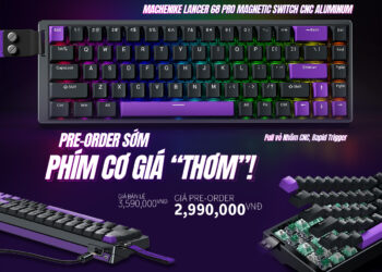 MACHENIKE RA MẮT LANCER 68 PRO: BÀN PHÍM CƠ CAO CẤP VỚI CÔNG NGHỆ MAGNETIC SWITCH VÀ ƯU ĐÃI PRE-ORDER HẤP DẪN