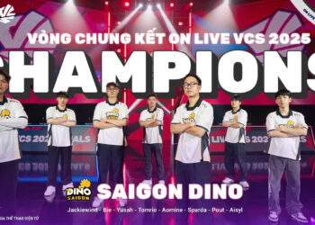 SAIGON DINO LÊN NGÔI VÔ ĐỊCH ON LIVE VCS 2025 VỚI CHIẾN THẮNG TUYỆT ĐỐI, GIÀNH VÉ THĂNG HẠNG LCP 2025