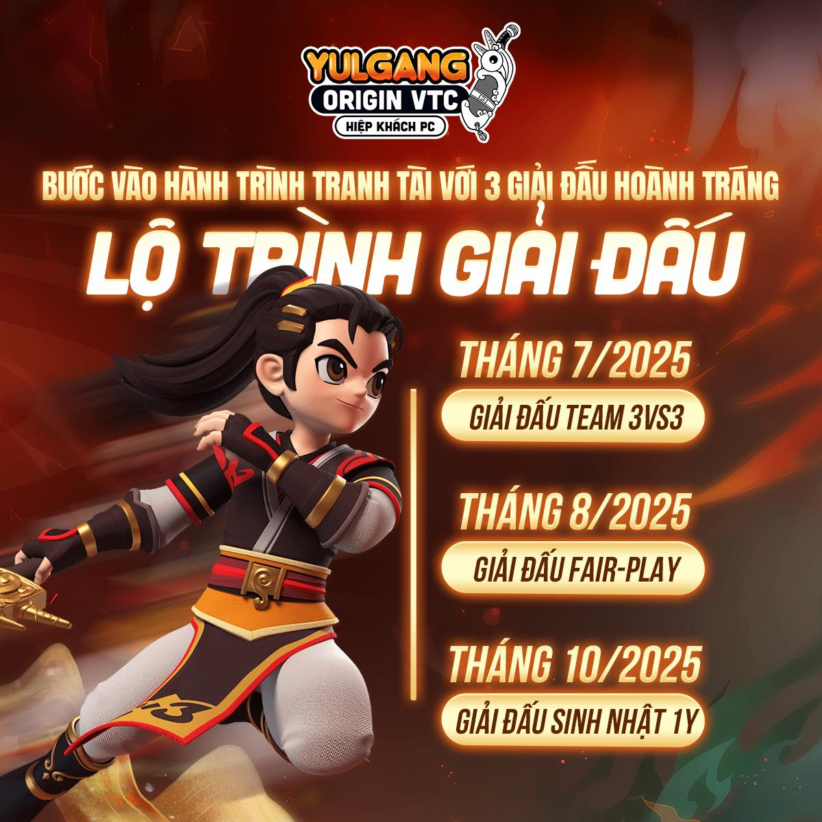 Yulgang Origin VTC: Giải đấu đầu tiên do NPH tổ chức chính thức khởi tranh