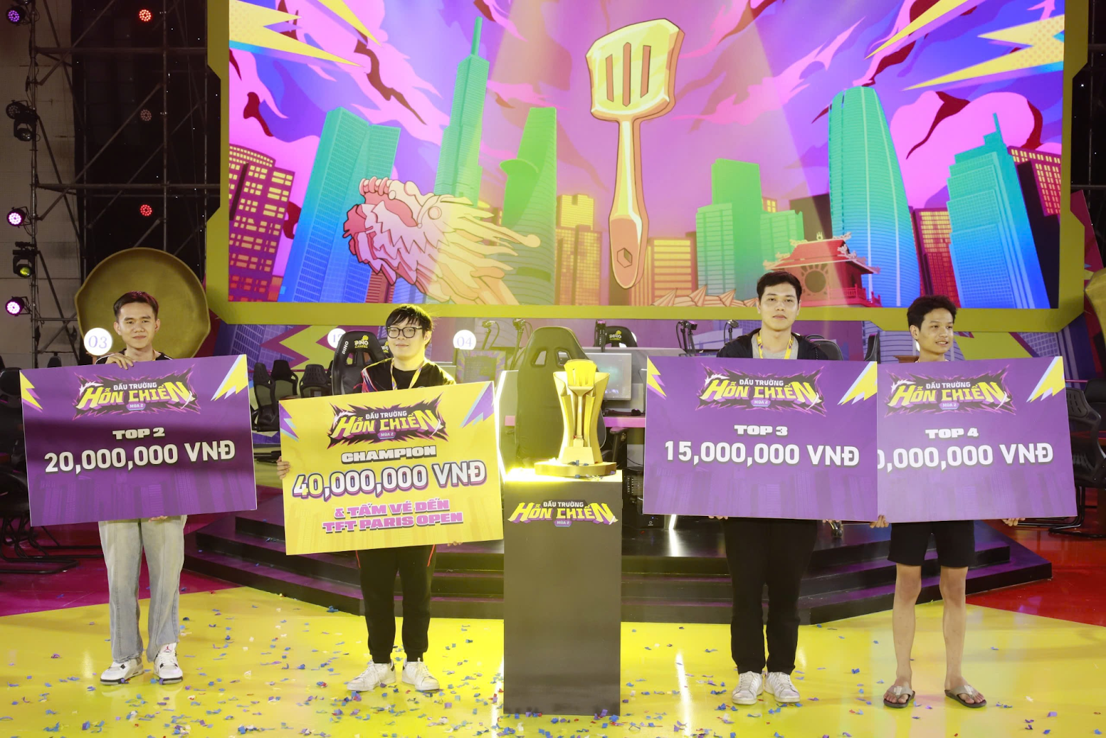 KHÉP LẠI THÀNH CÔNG ĐẤU TRƯỜNG HỖN CHIẾN MÙA 2, TUYỂN THỦ YBY1 VÔ ĐỊCH 2 HẠNG MỤC THI ĐẤU