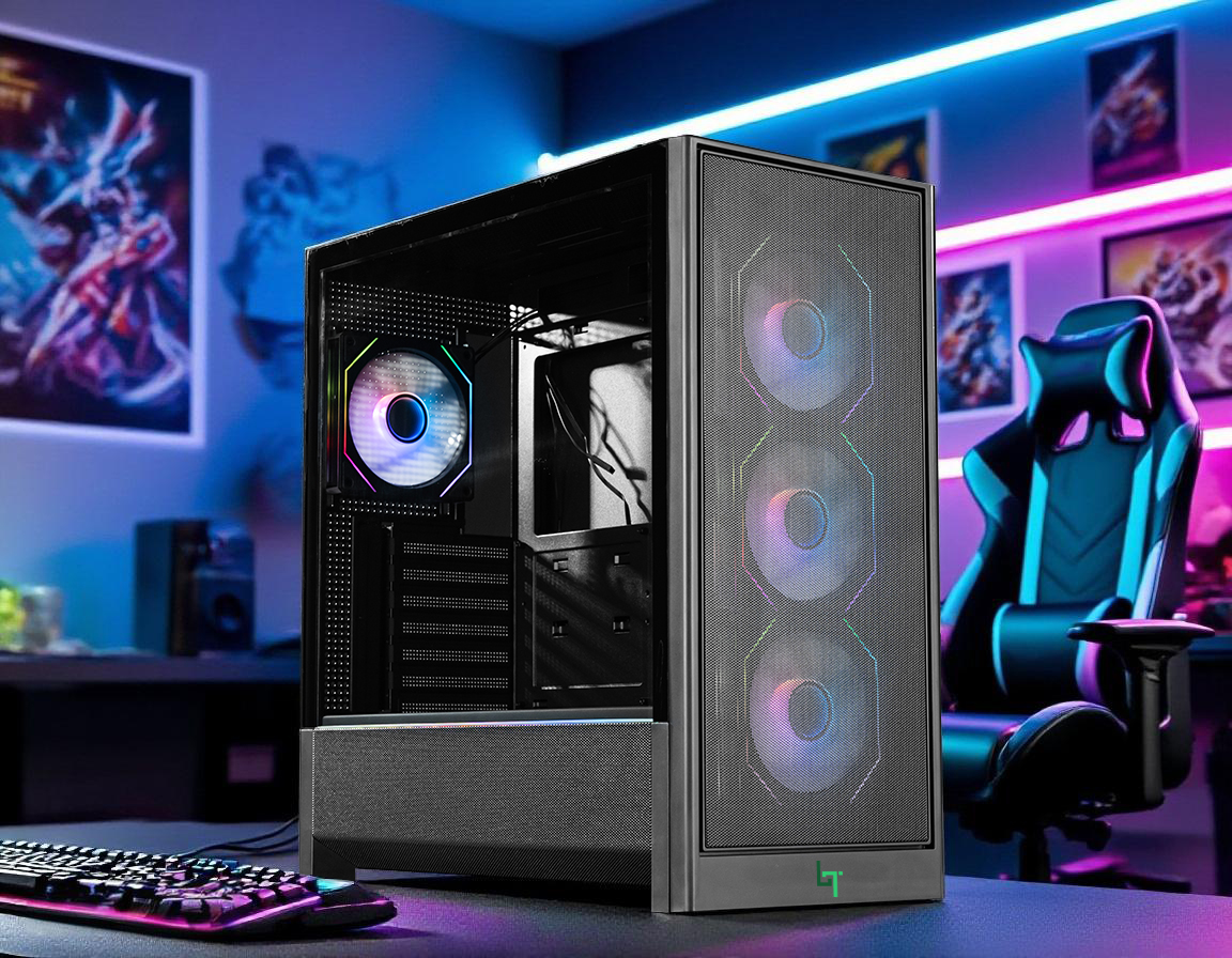 LINKTECH RA MẮT VỎ CASE BAHAMUT 4FA: THIẾT KẾ ELEGANT MESH, TỐI ƯU AIRFLOW CHO CÁC CẤU HÌNH GAMING ĐỈNH CAO