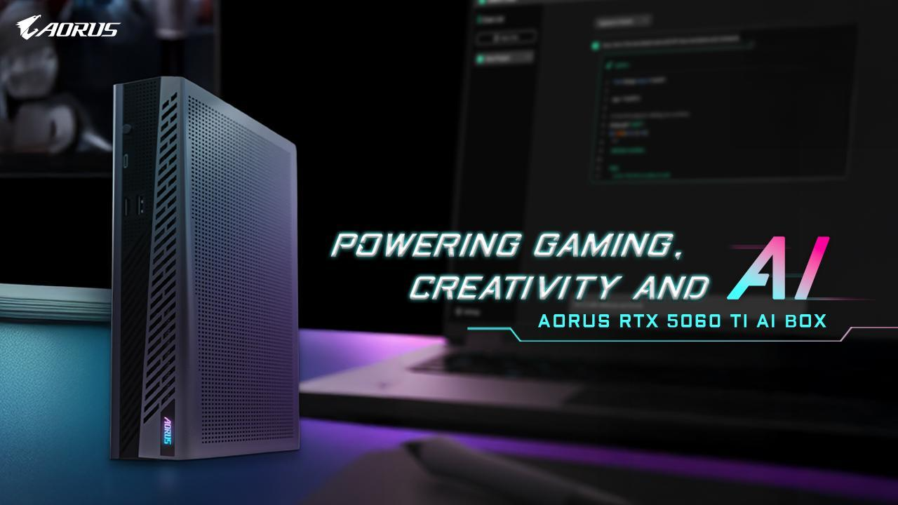 GIGABYTE ra mắt AORUS RTX 5060 Ti AI BOX eGPU, giải pháp mang hiệu năng tiêu chuẩn Desktop cho Ultrabook