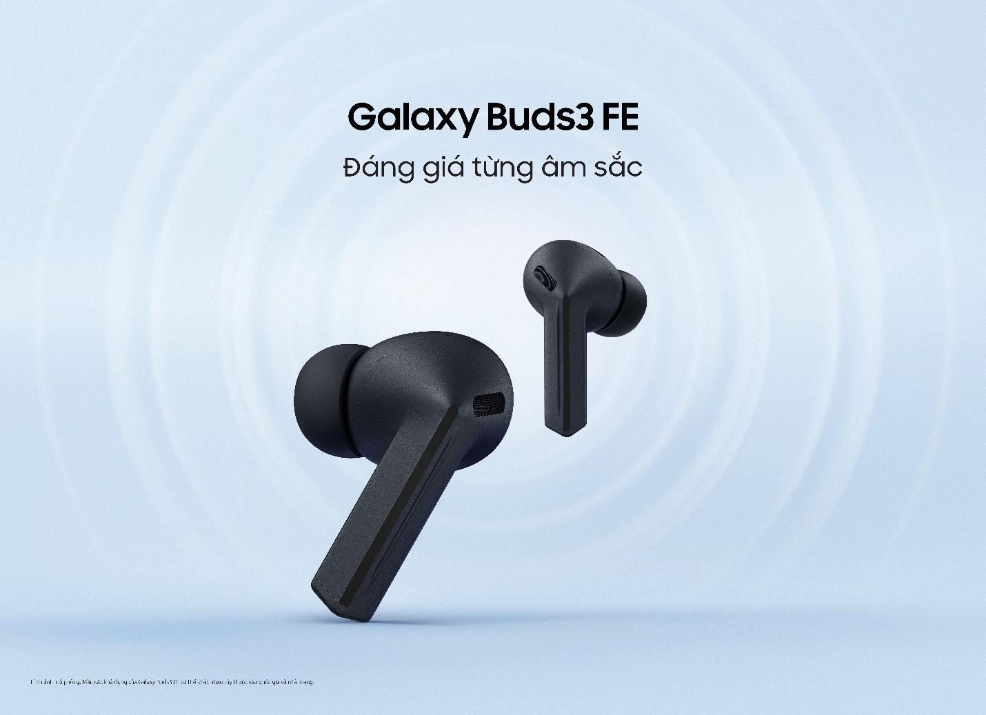 Samsung trình làng Galaxy Buds3 FE với thiết kế biểu tượng, âm thanh cải tiến, và tích hợp Galaxy AI