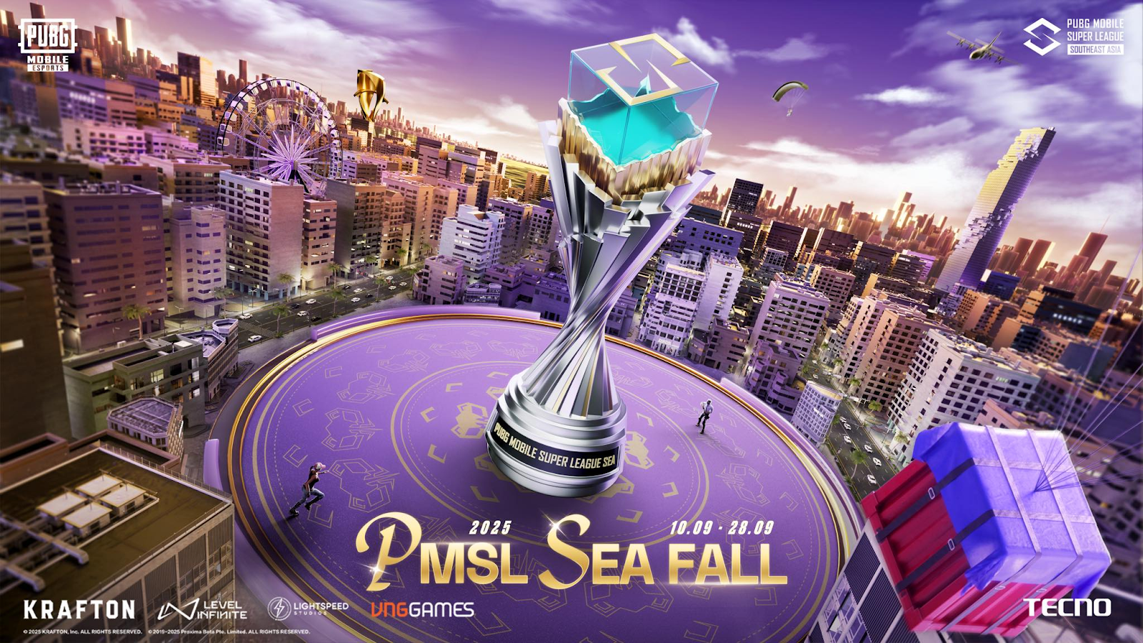 GIẢI VÔ ĐỊCH PUBG MOBILE ĐÔNG NAM Á KHỞI TRANH GIAI ĐOẠN MÙA THU TỪ NGÀY 10.09 TẠI THÁI LAN