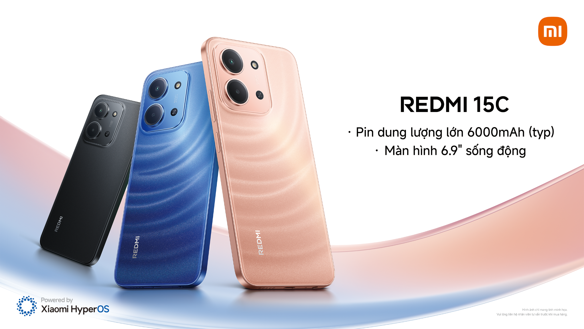 Xiaomi ra mắt REDMI 15C – smartphone phổ thông mới với pin khủng 6.000mAh, màn hình lớn 6,9 inch, giá chỉ từ 3,69 triệu đồng