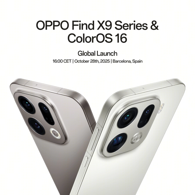 OPPO Find X9 Series chính thức ra mắt tại Việt Nam vào ngày 29/10, cùng lúc với sự kiện ra mắt toàn cầu