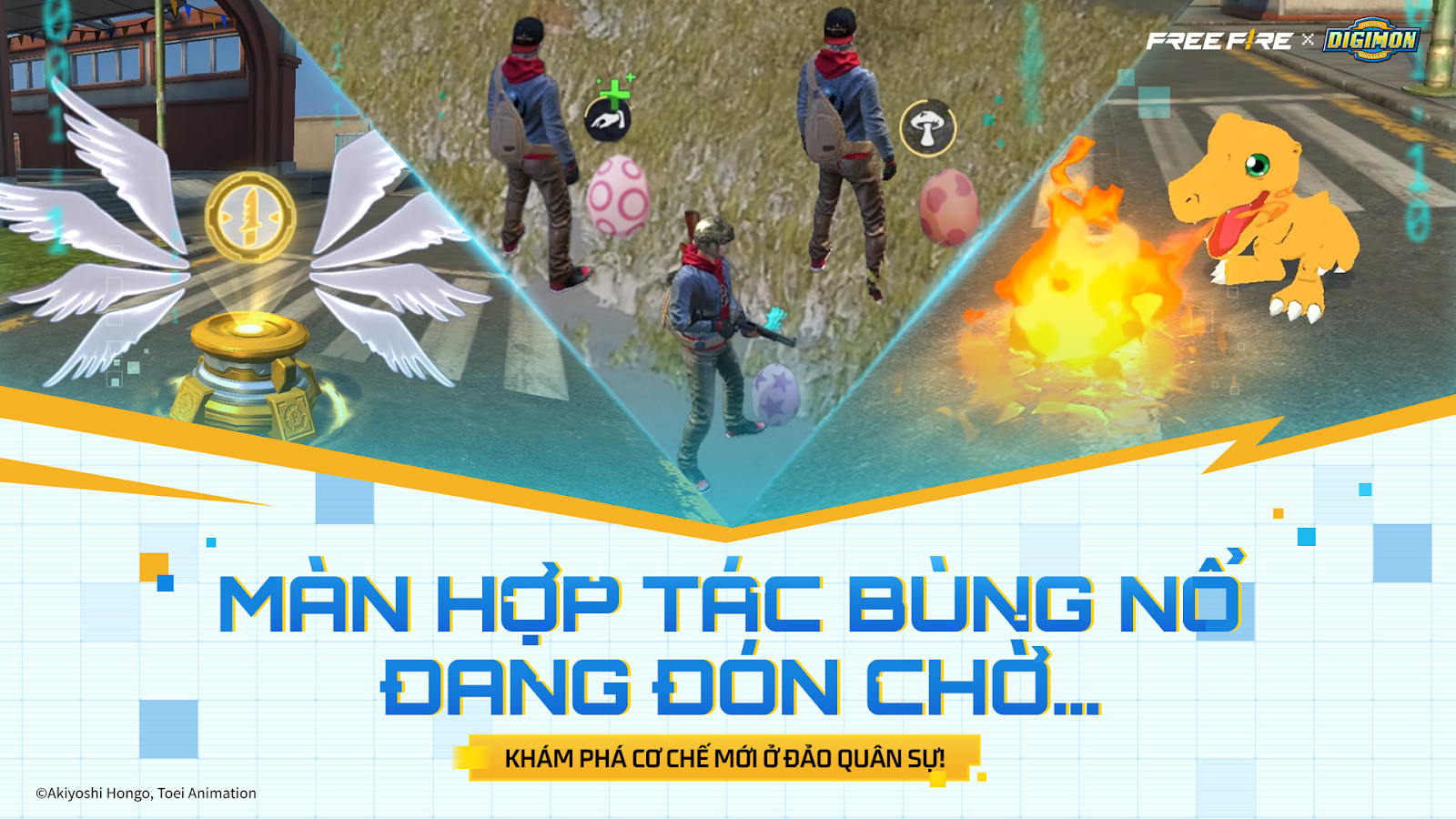 Free Fire chính thức khởi động sự kiện hợp tác cùng Digimon Adventure từ ngày 17/11/2025