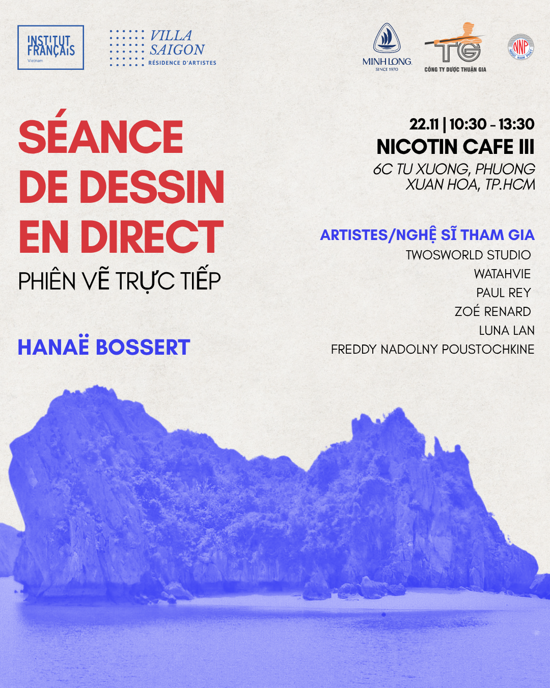 WORKSHOP VẼ MINH HỌA CÙNG NGHỆ SĨ HANAE BOSSERT