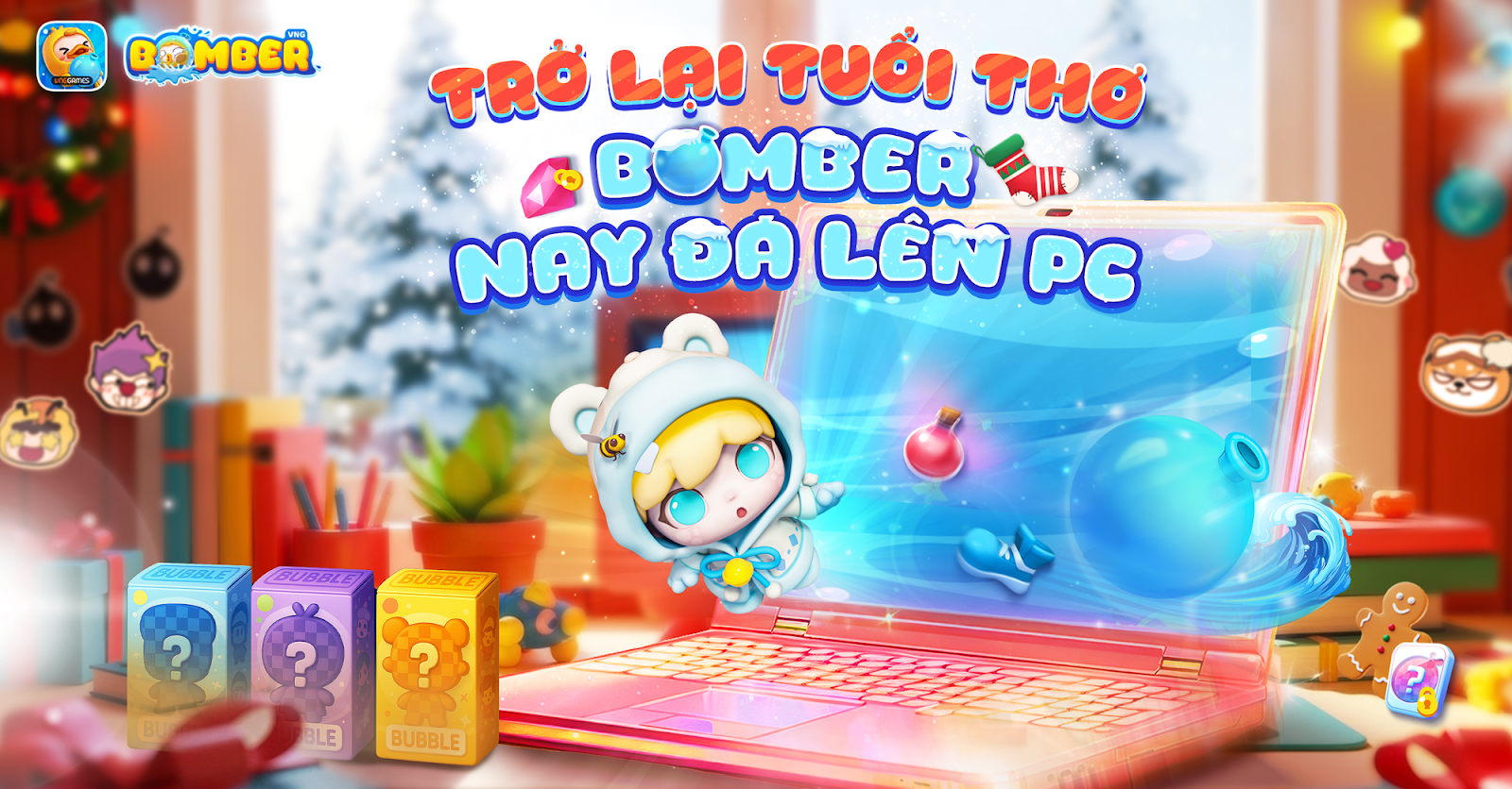 Bomber PC:Lấy lại cảm giác “đặt bom đã tay” cho thế hệ từng mê Boom Online hoài niệm trở lại với trải nghiệm PC chính hiệu