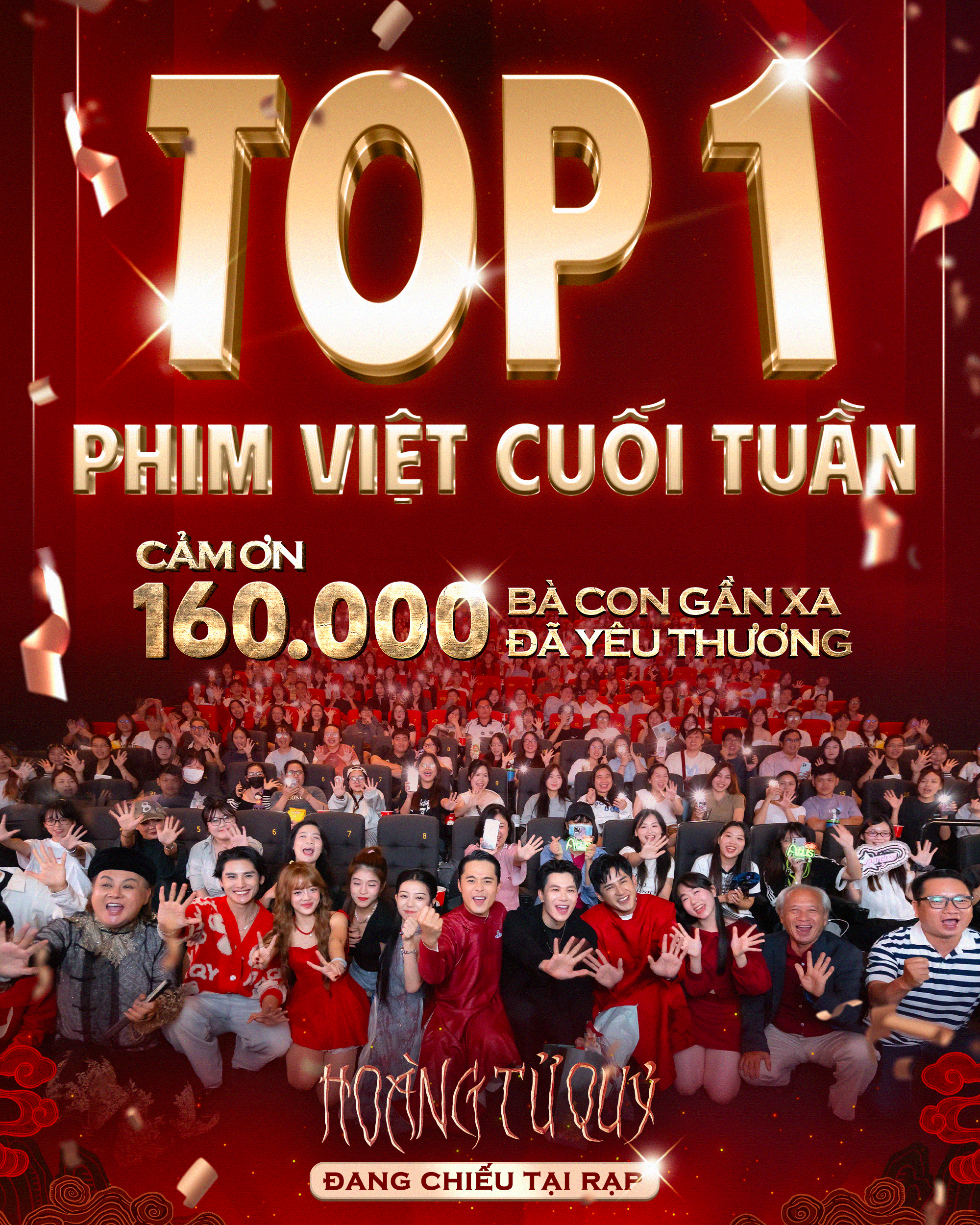 Dàn mỹ nam Hoàng Tử Quỷ thu hút fan nữ trong cinetour, nữ chính “múa trừ tà” ngay tại rạp