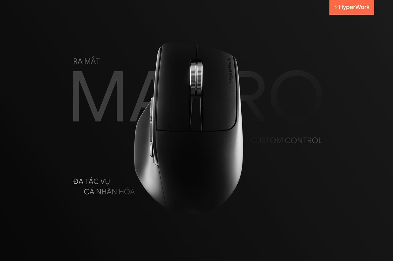 Ra mắt chuột không dây HyperWork Macro – “Đa tác vụ – Cá nhân hóa”
