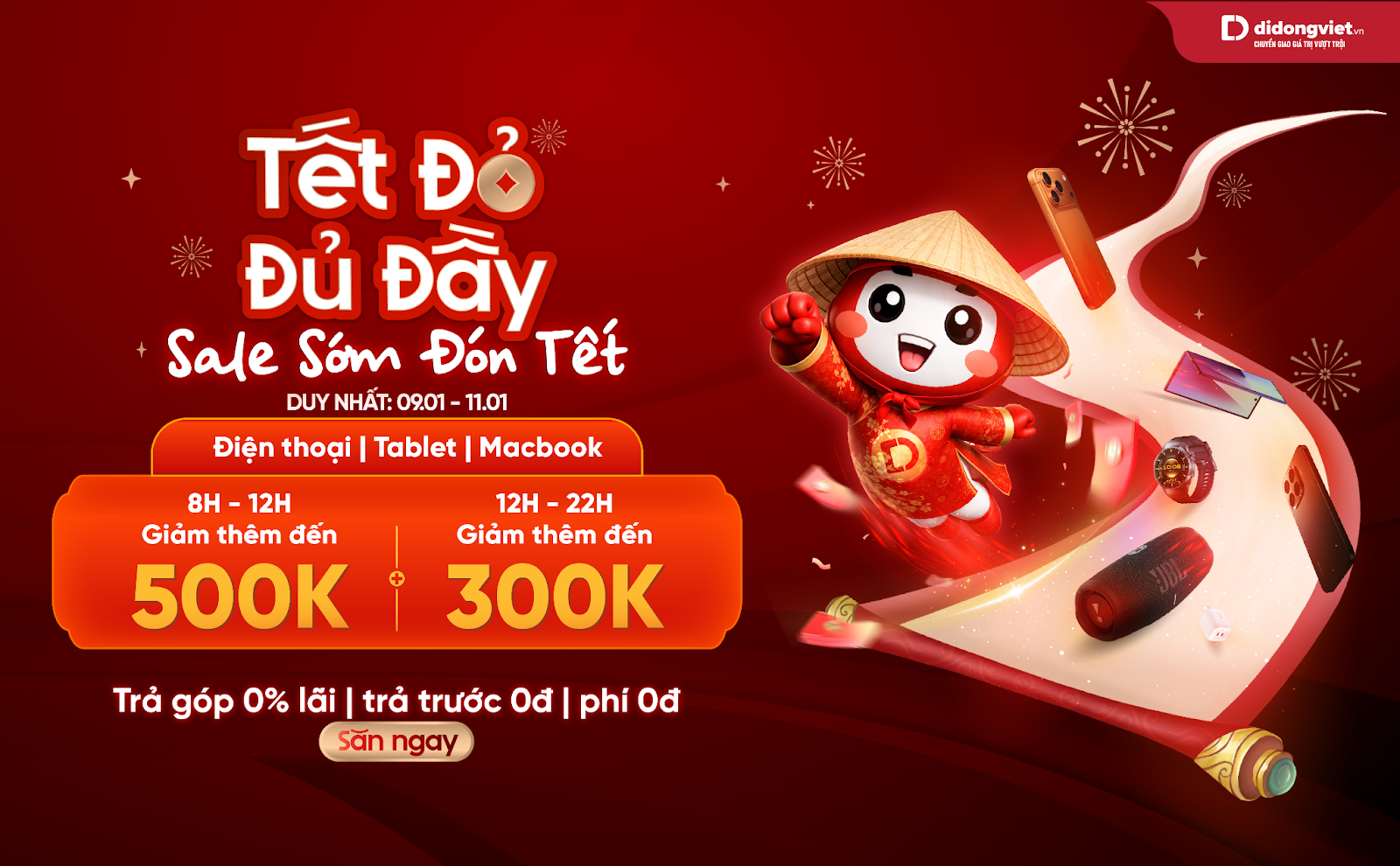 Bảng giá flagship Apple, Samsung giảm sâu tại Di Động Việt