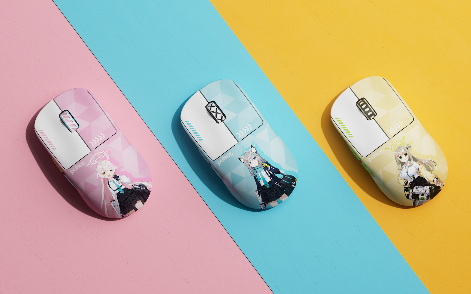 NEXON GAMES VÀ PULSAR GAMING GEARS HỢP TÁC RA MẮT DÒNG CHUỘT CHƠI GAME PHIÊN BẢN GIỚI HẠN “BLUE ARCHIVE”