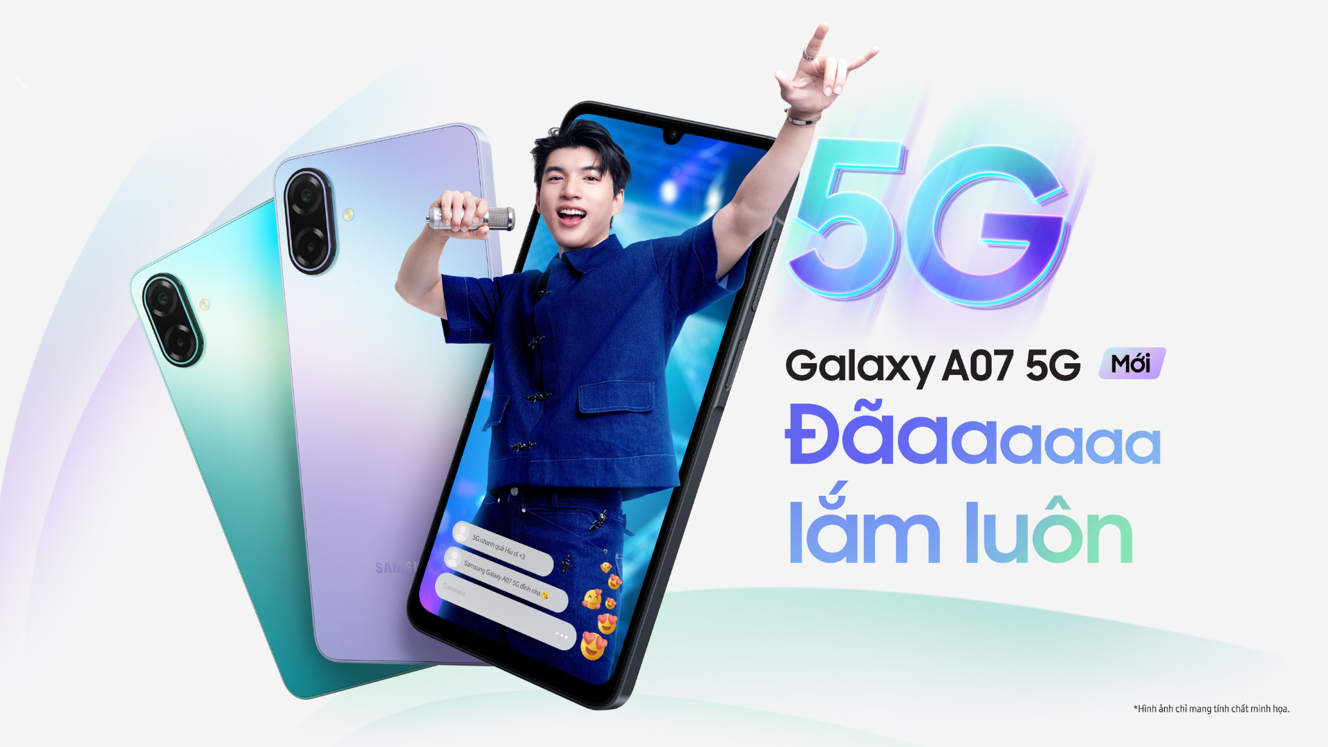 Đa nhiệm và giải trí đỉnh cao cùng Samsung Galaxy A07 5G mới